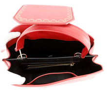 将图像加载到图库查看器中，CARTIER Garland de Cartier Red Leather
