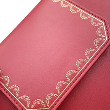 将图像加载到图库查看器中，CARTIER Garland de Cartier Red Leather
