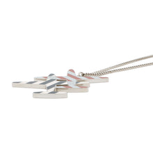 Load image into Gallery viewer, CHANEL Airline Necklace Red/Blue/White Metal
