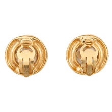 将图像加载到图库查看器中，CHANEL CC Logo Faux Pearl Earring Gold Plated Faux Pearl
