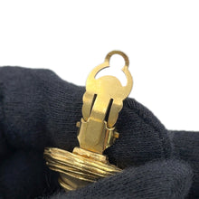 Load image into Gallery viewer, CHANEL CC Logo Faux Pearl Earring Gold Plated Faux Pearl
