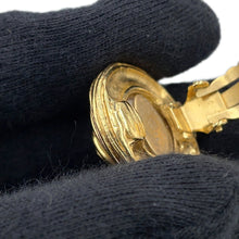 Load image into Gallery viewer, CHANEL CC Logo Faux Pearl Earring Gold Plated Faux Pearl
