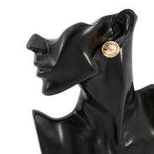 Load image into Gallery viewer, CHANEL CC Logo Faux Pearl EarringsABD690 Gold Plated Faux Pearl
