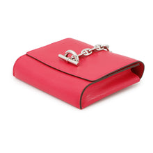 将图像加载到图库查看器中，HERMES ★Chaine d&#39;Ancre Compact Wallet Rose Extreme Chevre Shamqila

