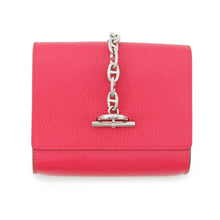 Load image into Gallery viewer, HERMES Chaine d&#39;Ancre compact wallet Rose Extreme Chevre Shamqila
