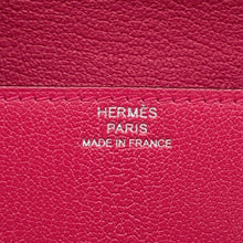Load image into Gallery viewer, HERMES ★Chaine d'Ancre Compact Wallet Rose Extreme Chevre Shamqila
