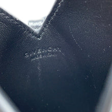 将图像加载到图库查看器中，Givenchy Cutout Phone Holder Shoulder Bag Black Leather Size Mini
