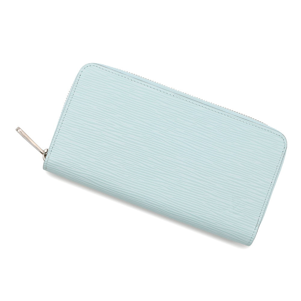 LOUIS VUITTON Zippy Wallet Light BlueM82141 Epi Leather