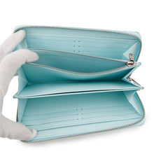 将图像加载到图库查看器中，LOUIS VUITTON ★Zippy Wallet Light BlueM82141 Epi Leather
