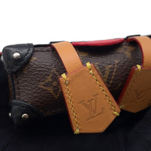 将图像加载到图库查看器中，LOUIS VUITTON Mr. Soft Trunk Brown/BlackM01201 Monogram Macassar Canvas
