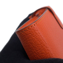 Load image into Gallery viewer, HERMES Kelly wallet Orange Chevre Myzore Goatskin
