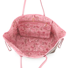 将图像加载到图库查看器中，LOUIS VUITTON Neverfull Rose VeloursM40877 Monogram Ikat Flower Size GM

