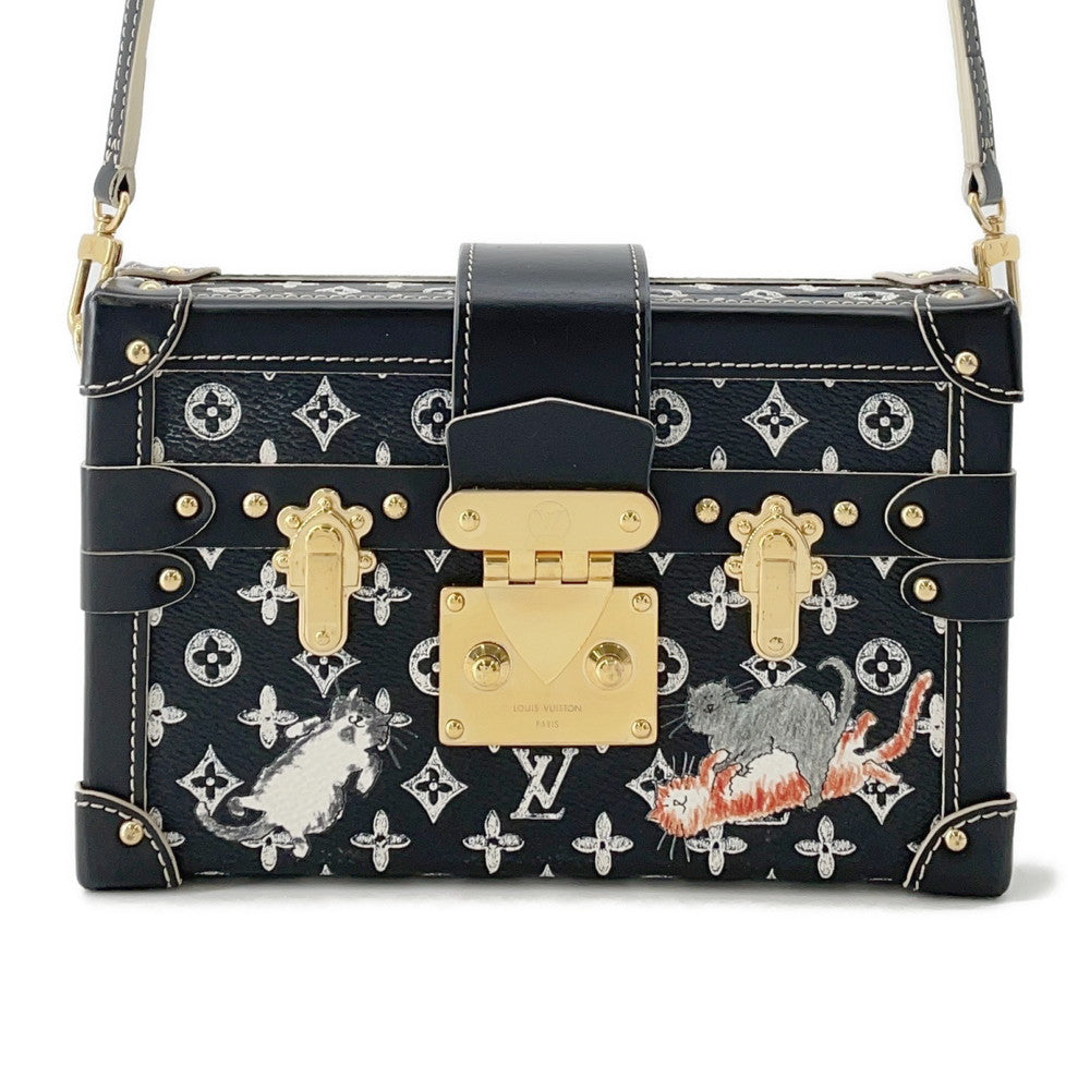 LOUIS VUITTON ★Monogram Catogram Petite Malle NoirM44437 Monogram