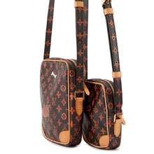 将图像加载到图库查看器中，LOUIS VUITTON Paname Set Brown/OrangeM44399 Monogram Catogram Transformed
