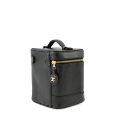 将图像加载到图库查看器中，CHANEL ★Vanity bag BlackA01998 Caviar Leather
