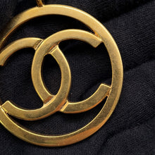 将图像加载到图库查看器中，CHANEL Matelasse Chain vanity bag Black Caviar Leather
