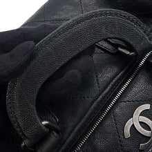 将图像加载到图库查看器中，CHANEL Wild Stitch Matelasse Boston BlackA33045 Caviar Leather
