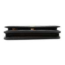 将图像加载到图库查看器中，CHANEL Matelasse Chain wallet BlackAP0250 Lambskin
