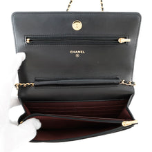 将图像加载到图库查看器中，CHANEL Matelasse Chain wallet BlackAP0250 Lambskin
