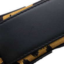 将图像加载到图库查看器中，BALENCIAGA Navy Kabas Brown/Black390346 Canvas Leather Size XS
