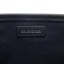 Load image into Gallery viewer, BALENCIAGA Navy Kabas Brown/Black390346 Canvas Leather Size XS

