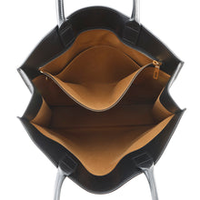 将图像加载到图库查看器中，CELINE Triomphe Vertical Cabas Tote Black190972 PVC Leather Size Large
