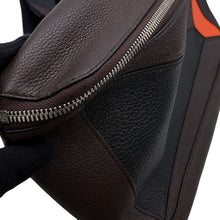 将图像加载到图库查看器中，LOEWE Anagram Puzzle Crossbody Bag Brown/Orange335.12.Z53 Leather
