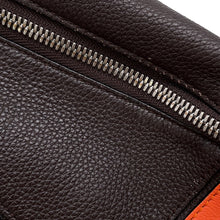 将图像加载到图库查看器中，LOEWE Anagram Puzzle Crossbody Bag Brown/Orange335.12.Z53 Leather
