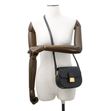 将图像加载到图库查看器中，Bottega Veneta Desiree Shoulder Bag Navy Leather Size Mini
