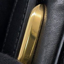 将图像加载到图库查看器中，Bottega Veneta Desiree Shoulder Bag Navy Leather Size Mini
