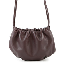 Load image into Gallery viewer, Bottega Veneta The Valve Shoulder Bag Dark Purple Leather
