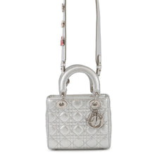 将图像加载到图库查看器中，Dior Lady&#39;s Dior MY ABCDIOR Cannage 2-way Bag SilverM0538ONGE Leather
