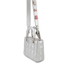 将图像加载到图库查看器中，Dior Lady&#39;s Dior MY ABCDIOR Cannage 2-way Bag SilverM0538ONGE Leather
