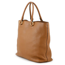 将图像加载到图库查看器中，PRADA Vitello Phoenix Tote Brown1BG865 Leather
