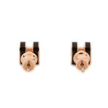 Load image into Gallery viewer, HERMES Pop Ash Mini Earrings Size Mini Black Metal
