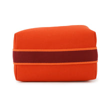 将图像加载到图库查看器中，HERMES Brid a Black Feu/Bordeaux Canvas Size PM
