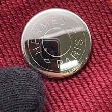 将图像加载到图库查看器中，HERMES Brid a Black Feu/Bordeaux Canvas Size PM
