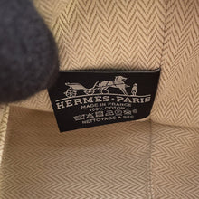 将图像加载到图库查看器中，HERMES Brid a Black Feu/Bordeaux Canvas Size PM
