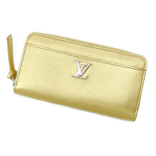将图像加载到图库查看器中，LOUIS VUITTON Zippy Rock Me GoldM69058 Calf Leather
