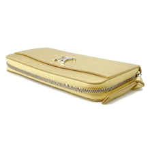 将图像加载到图库查看器中，LOUIS VUITTON Zippy Rock Me GoldM69058 Calf Leather

