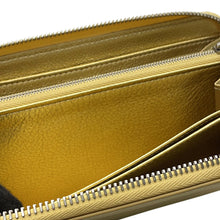 将图像加载到图库查看器中，LOUIS VUITTON Zippy Rock Me GoldM69058 Calf Leather
