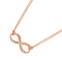 将图像加载到图库查看器中，TIFFANY&amp;Co. Infinity Necklace 18K Pink Gold
