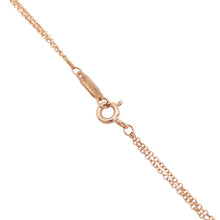 将图像加载到图库查看器中，TIFFANY&amp;Co. Infinity Necklace 18K Pink Gold
