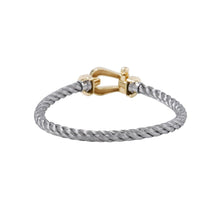 Load image into Gallery viewer, FRED Force 10 Bracelet Silver K18YG Stainless Steel
