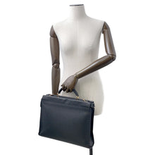 将图像加载到图库查看器中，FENDI Peekaboo Selleria Fit Bugs Eye Monster Black7VA406 Leather
