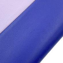 将图像加载到图库查看器中，CELINE Round Zip Long Clothes Two-Tone Lavender/Blue105013 Leather
