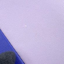 将图像加载到图库查看器中，CELINE Round Zip Long Clothes Two-Tone Lavender/Blue105013 Leather
