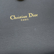 将图像加载到图库查看器中，Dior Cannage CARO Phone Holder BlackS5105UWHC_M900 Calf Leather
