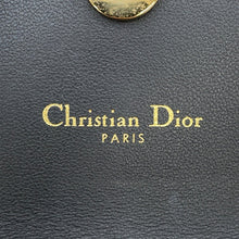 将图像加载到图库查看器中，Dior Cannage CARO Phone Holder BlackS5105UWHC_M900 Calf Leather
