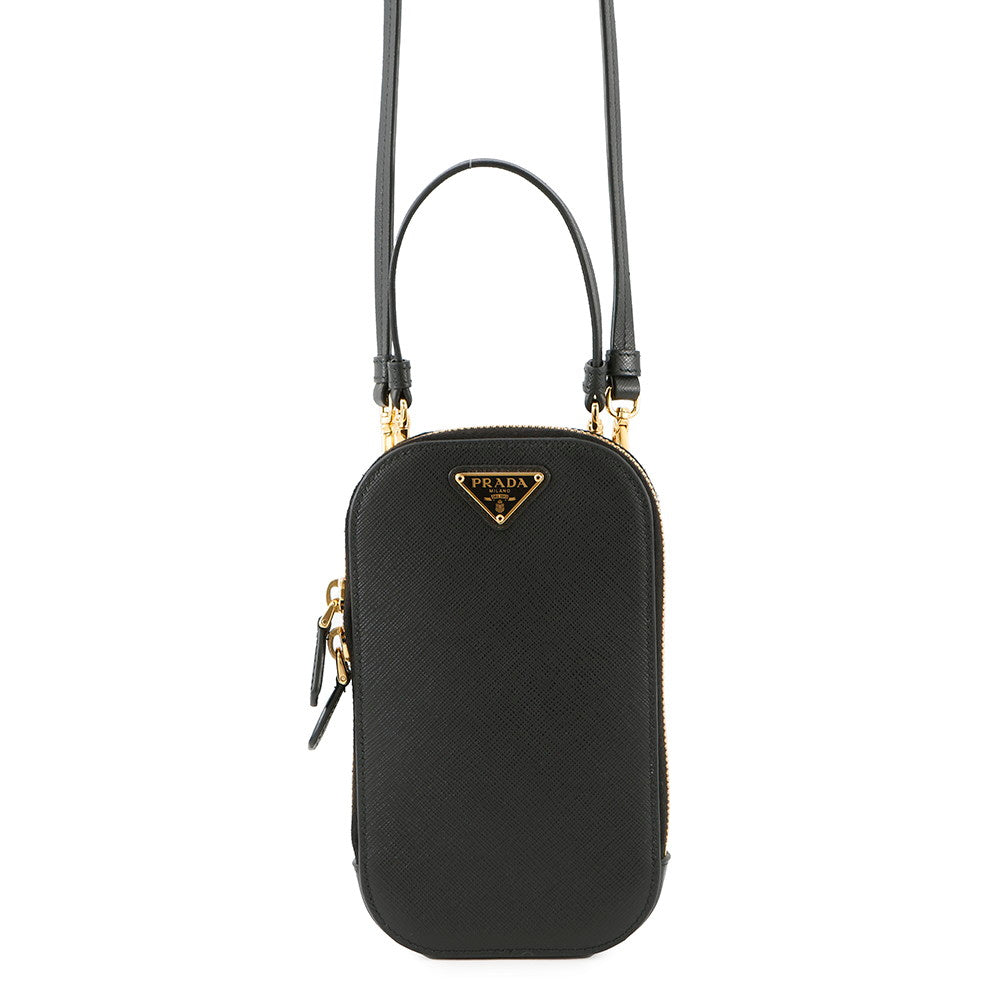 PRADA ★2-way mini bag Black1DH030 Saffiano LeatherLeather